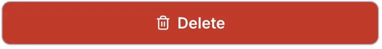 The Delete button on a job